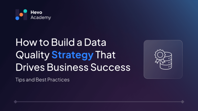 Data Quality Strategy